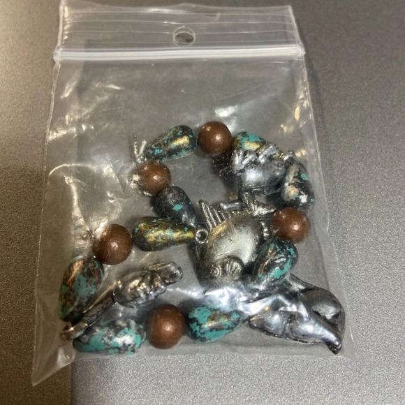 Beaded charm bracelet - Picture 6 of 6